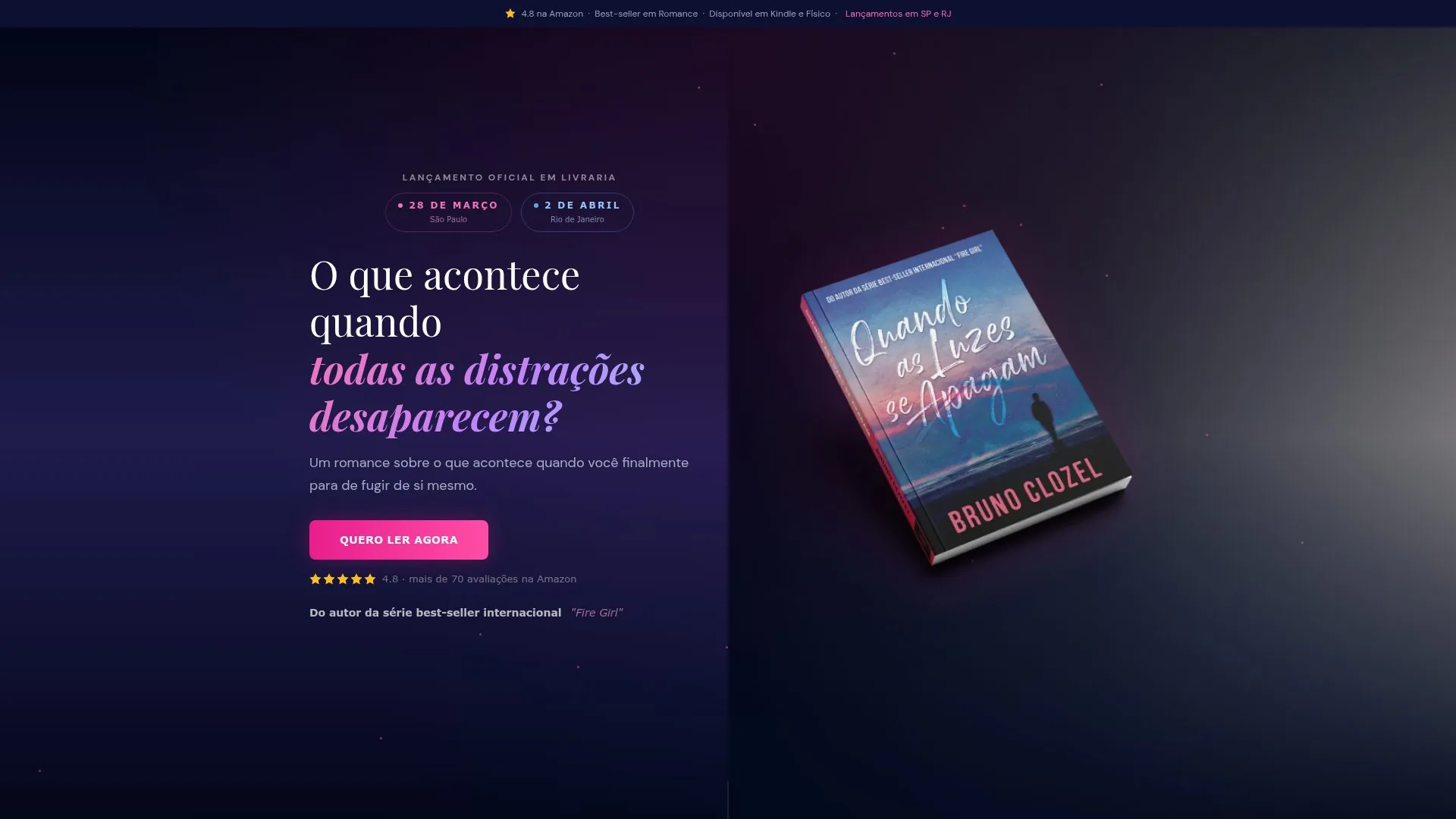 Site Pare de Fugir
